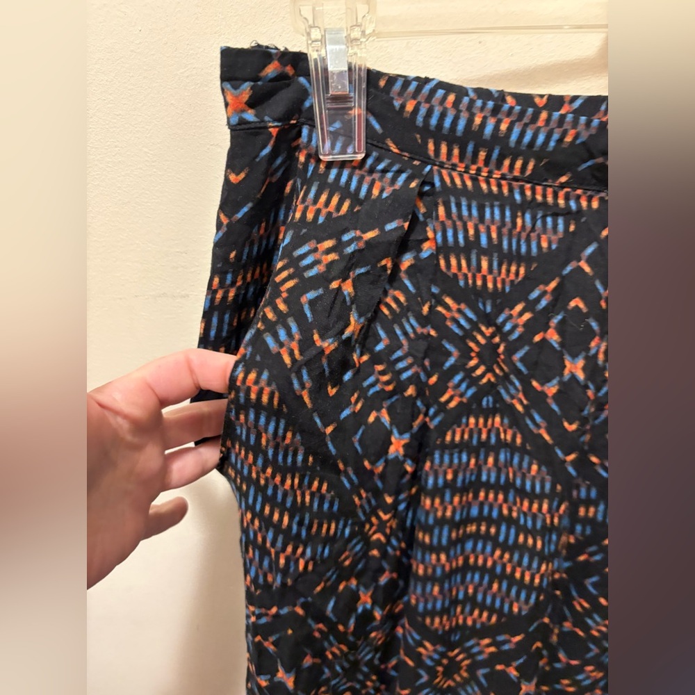 Free People‎ printed cropped pants Sz XS - Picture 4 of 7